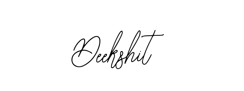 Make a beautiful signature design for name Deekshit. With this signature (Bearetta-2O07w) style, you can create a handwritten signature for free. Deekshit signature style 12 images and pictures png