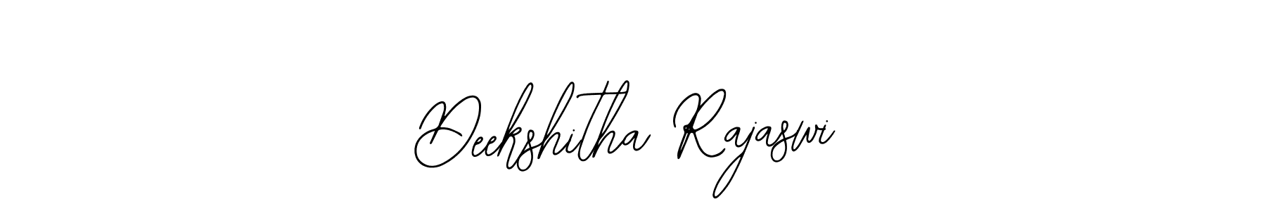 Also You can easily find your signature by using the search form. We will create Deekshitha Rajaswi name handwritten signature images for you free of cost using Bearetta-2O07w sign style. Deekshitha Rajaswi signature style 12 images and pictures png