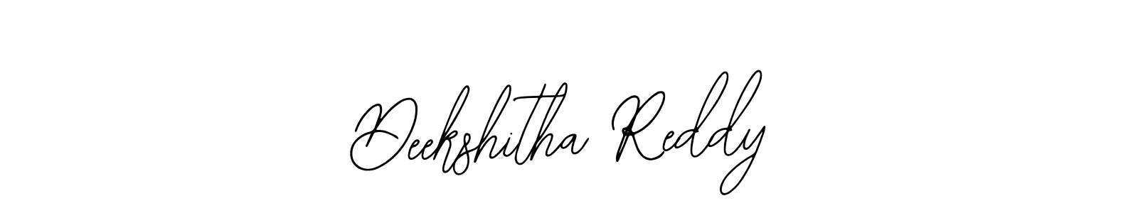 Use a signature maker to create a handwritten signature online. With this signature software, you can design (Bearetta-2O07w) your own signature for name Deekshitha Reddy. Deekshitha Reddy signature style 12 images and pictures png