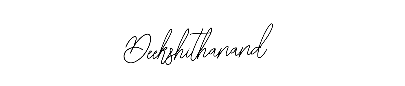 Similarly Bearetta-2O07w is the best handwritten signature design. Signature creator online .You can use it as an online autograph creator for name Deekshithanand. Deekshithanand signature style 12 images and pictures png