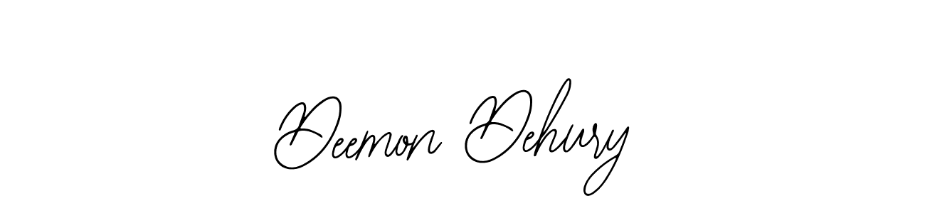 Make a beautiful signature design for name Deemon Dehury. With this signature (Bearetta-2O07w) style, you can create a handwritten signature for free. Deemon Dehury signature style 12 images and pictures png