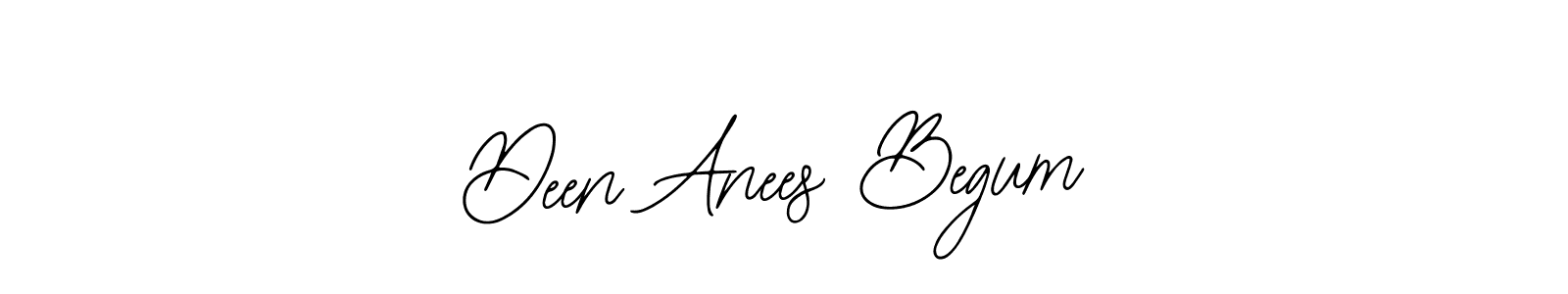 This is the best signature style for the Deen Anees Begum name. Also you like these signature font (Bearetta-2O07w). Mix name signature. Deen Anees Begum signature style 12 images and pictures png