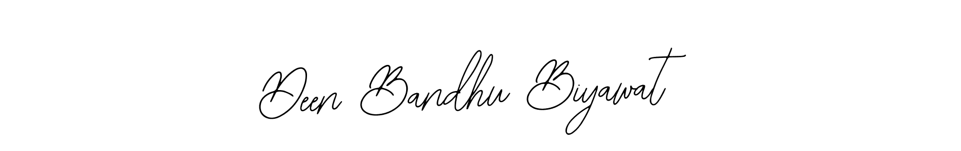 Make a short Deen Bandhu Biyawat signature style. Manage your documents anywhere anytime using Bearetta-2O07w. Create and add eSignatures, submit forms, share and send files easily. Deen Bandhu Biyawat signature style 12 images and pictures png