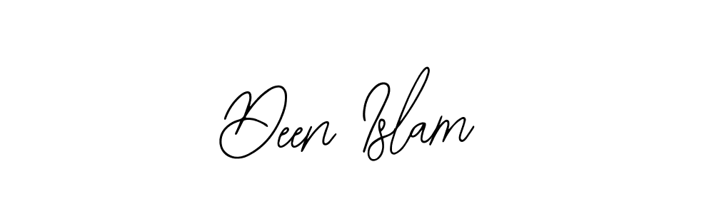 Deen Islam stylish signature style. Best Handwritten Sign (Bearetta-2O07w) for my name. Handwritten Signature Collection Ideas for my name Deen Islam. Deen Islam signature style 12 images and pictures png