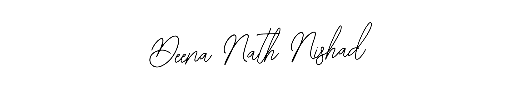 You should practise on your own different ways (Bearetta-2O07w) to write your name (Deena Nath Nishad) in signature. don't let someone else do it for you. Deena Nath Nishad signature style 12 images and pictures png