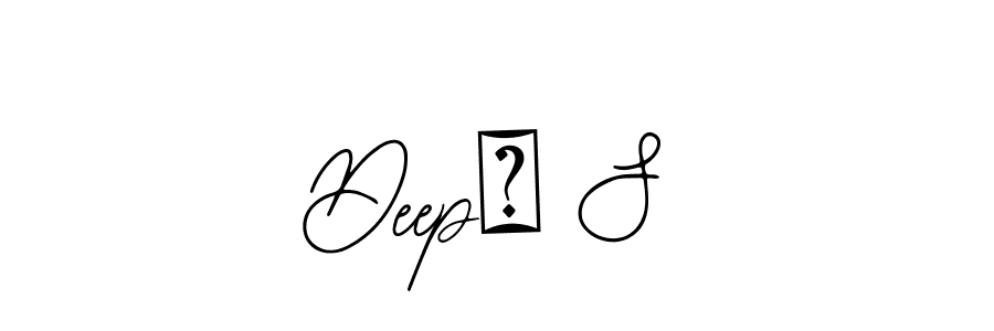 You should practise on your own different ways (Bearetta-2O07w) to write your name (Deep✓ S) in signature. don't let someone else do it for you. Deep✓ S signature style 12 images and pictures png