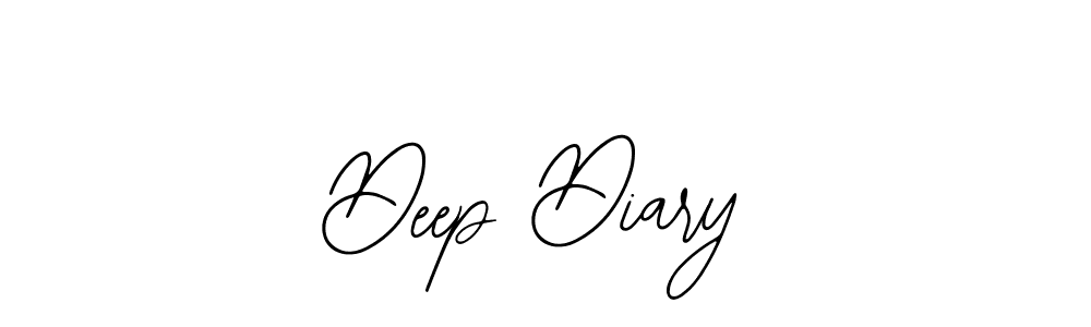 Design your own signature with our free online signature maker. With this signature software, you can create a handwritten (Bearetta-2O07w) signature for name Deep Diary. Deep Diary signature style 12 images and pictures png