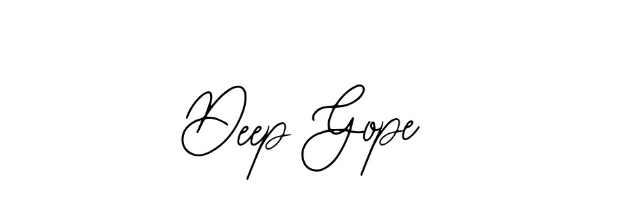 Deep Gope stylish signature style. Best Handwritten Sign (Bearetta-2O07w) for my name. Handwritten Signature Collection Ideas for my name Deep Gope. Deep Gope signature style 12 images and pictures png