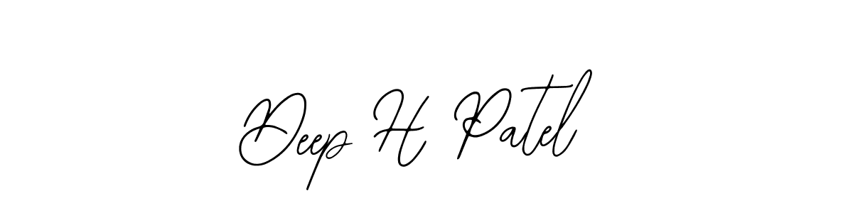 Use a signature maker to create a handwritten signature online. With this signature software, you can design (Bearetta-2O07w) your own signature for name Deep H Patel. Deep H Patel signature style 12 images and pictures png