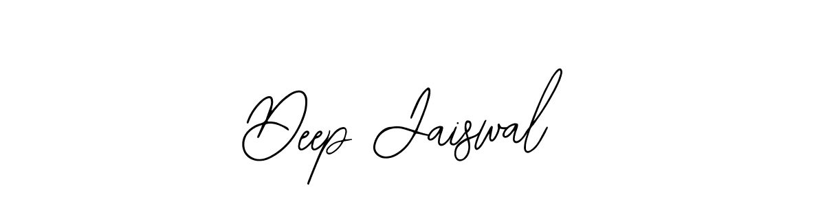 How to make Deep Jaiswal name signature. Use Bearetta-2O07w style for creating short signs online. This is the latest handwritten sign. Deep Jaiswal signature style 12 images and pictures png