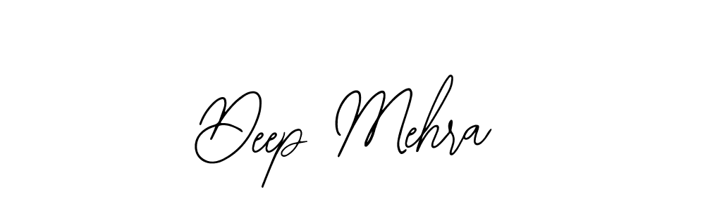 How to make Deep Mehra name signature. Use Bearetta-2O07w style for creating short signs online. This is the latest handwritten sign. Deep Mehra signature style 12 images and pictures png