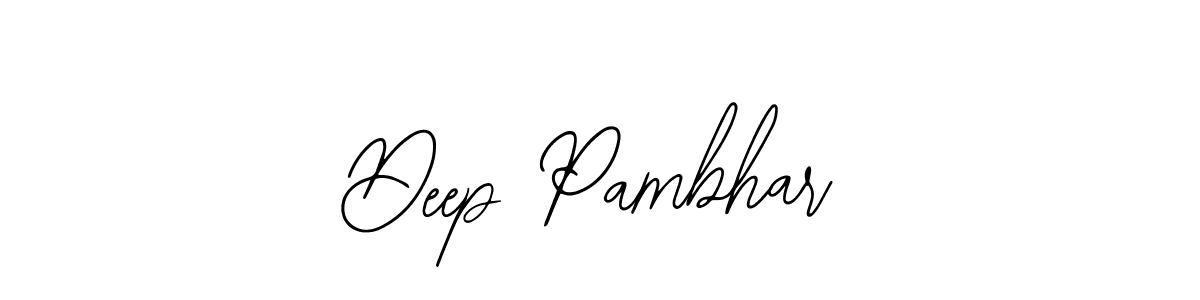 Use a signature maker to create a handwritten signature online. With this signature software, you can design (Bearetta-2O07w) your own signature for name Deep Pambhar. Deep Pambhar signature style 12 images and pictures png