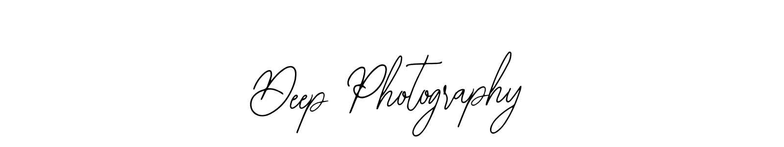 Design your own signature with our free online signature maker. With this signature software, you can create a handwritten (Bearetta-2O07w) signature for name Deep Photography. Deep Photography signature style 12 images and pictures png