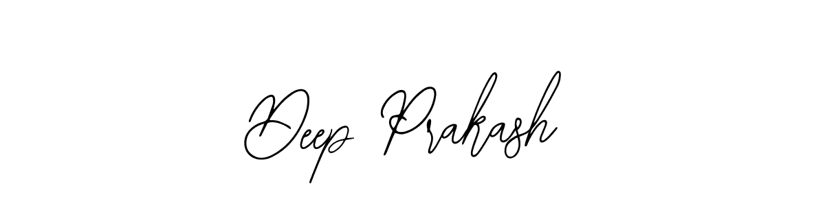 How to make Deep Prakash name signature. Use Bearetta-2O07w style for creating short signs online. This is the latest handwritten sign. Deep Prakash signature style 12 images and pictures png
