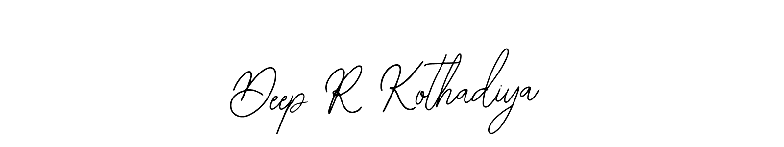 Create a beautiful signature design for name Deep R Kothadiya. With this signature (Bearetta-2O07w) fonts, you can make a handwritten signature for free. Deep R Kothadiya signature style 12 images and pictures png