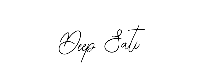 Deep Sati stylish signature style. Best Handwritten Sign (Bearetta-2O07w) for my name. Handwritten Signature Collection Ideas for my name Deep Sati. Deep Sati signature style 12 images and pictures png