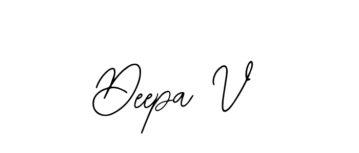 if you are searching for the best signature style for your name Deepa V. so please give up your signature search. here we have designed multiple signature styles  using Bearetta-2O07w. Deepa V signature style 12 images and pictures png