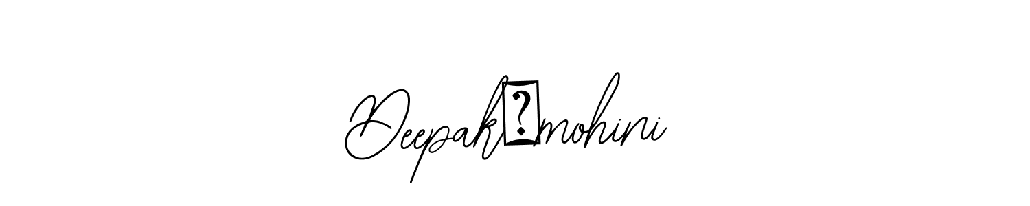 Deepak♡mohini stylish signature style. Best Handwritten Sign (Bearetta-2O07w) for my name. Handwritten Signature Collection Ideas for my name Deepak♡mohini. Deepak♡mohini signature style 12 images and pictures png