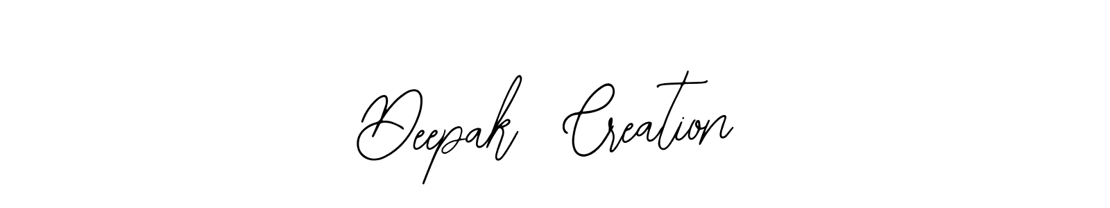 How to make Deepak  Creation signature? Bearetta-2O07w is a professional autograph style. Create handwritten signature for Deepak  Creation name. Deepak  Creation signature style 12 images and pictures png