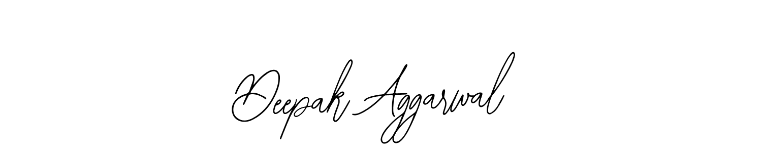 How to make Deepak Aggarwal name signature. Use Bearetta-2O07w style for creating short signs online. This is the latest handwritten sign. Deepak Aggarwal signature style 12 images and pictures png