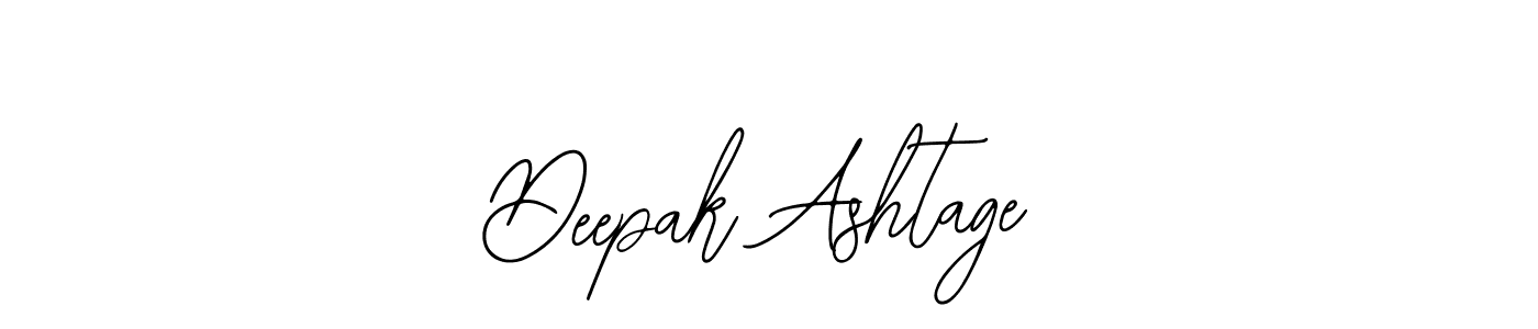 Make a beautiful signature design for name Deepak Ashtage. Use this online signature maker to create a handwritten signature for free. Deepak Ashtage signature style 12 images and pictures png