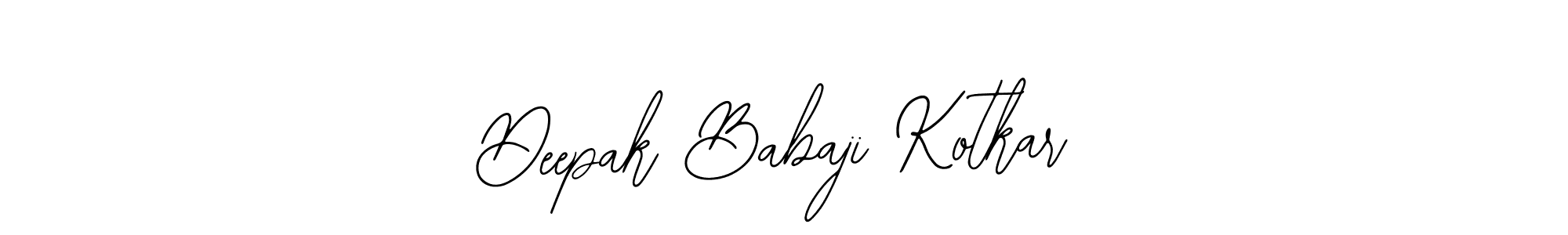 if you are searching for the best signature style for your name Deepak Babaji Kotkar. so please give up your signature search. here we have designed multiple signature styles  using Bearetta-2O07w. Deepak Babaji Kotkar signature style 12 images and pictures png