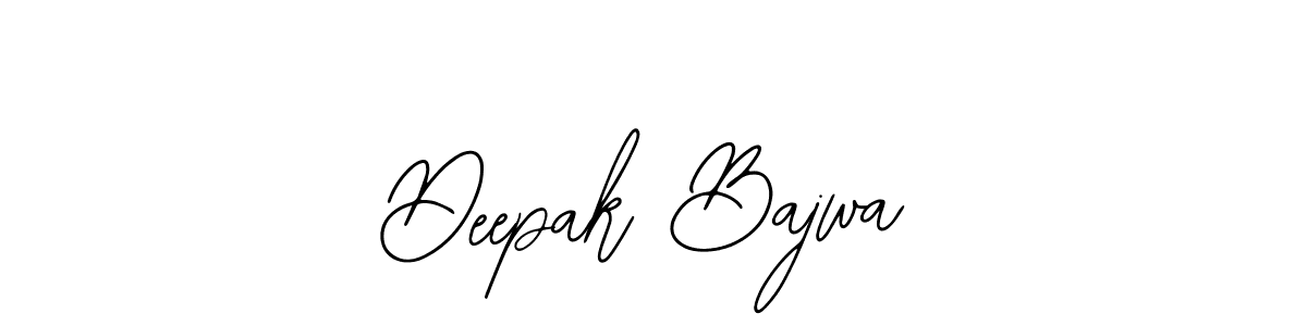 Design your own signature with our free online signature maker. With this signature software, you can create a handwritten (Bearetta-2O07w) signature for name Deepak Bajwa. Deepak Bajwa signature style 12 images and pictures png