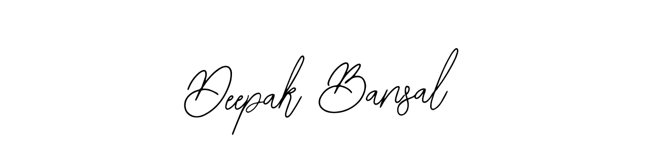 Make a beautiful signature design for name Deepak Bansal. Use this online signature maker to create a handwritten signature for free. Deepak Bansal signature style 12 images and pictures png