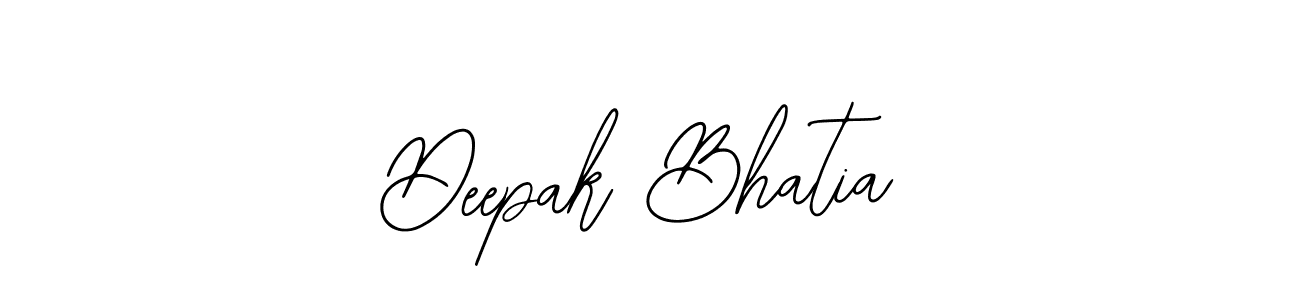 Make a beautiful signature design for name Deepak Bhatia. With this signature (Bearetta-2O07w) style, you can create a handwritten signature for free. Deepak Bhatia signature style 12 images and pictures png