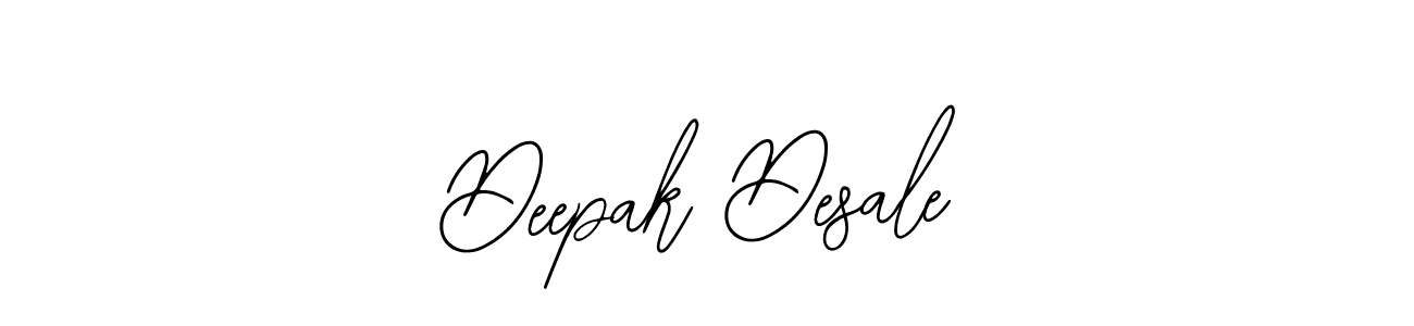 Make a beautiful signature design for name Deepak Desale. With this signature (Bearetta-2O07w) style, you can create a handwritten signature for free. Deepak Desale signature style 12 images and pictures png