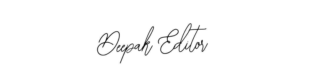 Also You can easily find your signature by using the search form. We will create Deepak Editor name handwritten signature images for you free of cost using Bearetta-2O07w sign style. Deepak Editor signature style 12 images and pictures png