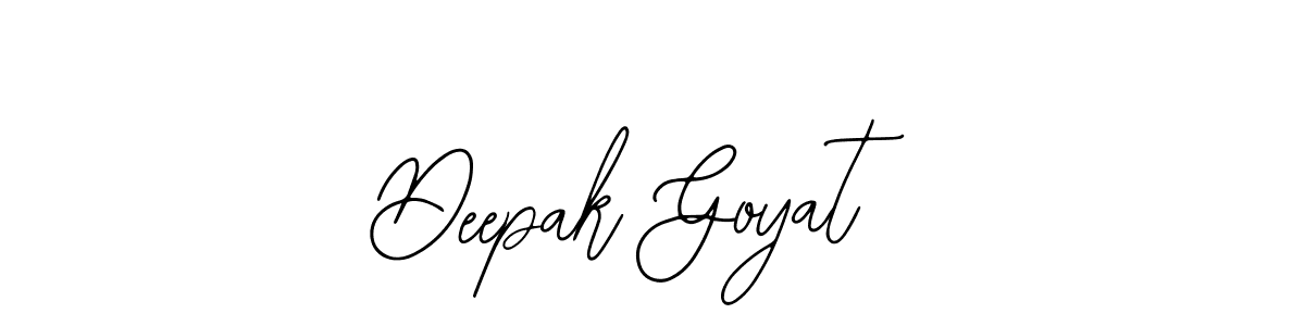 Make a beautiful signature design for name Deepak Goyat. Use this online signature maker to create a handwritten signature for free. Deepak Goyat signature style 12 images and pictures png