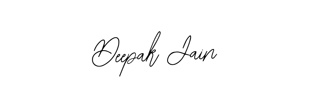 Design your own signature with our free online signature maker. With this signature software, you can create a handwritten (Bearetta-2O07w) signature for name Deepak Jain. Deepak Jain signature style 12 images and pictures png