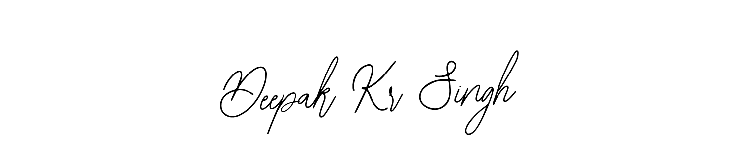 Create a beautiful signature design for name Deepak Kr Singh. With this signature (Bearetta-2O07w) fonts, you can make a handwritten signature for free. Deepak Kr Singh signature style 12 images and pictures png