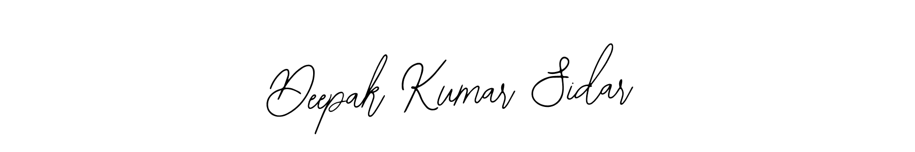 How to make Deepak Kumar Sidar name signature. Use Bearetta-2O07w style for creating short signs online. This is the latest handwritten sign. Deepak Kumar Sidar signature style 12 images and pictures png