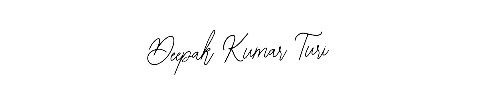 Also we have Deepak Kumar Turi name is the best signature style. Create professional handwritten signature collection using Bearetta-2O07w autograph style. Deepak Kumar Turi signature style 12 images and pictures png