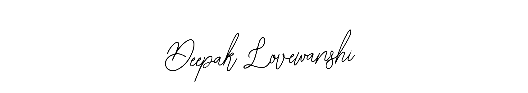 Also we have Deepak Lovewanshi name is the best signature style. Create professional handwritten signature collection using Bearetta-2O07w autograph style. Deepak Lovewanshi signature style 12 images and pictures png