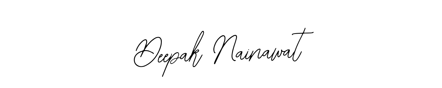 It looks lik you need a new signature style for name Deepak Nainawat. Design unique handwritten (Bearetta-2O07w) signature with our free signature maker in just a few clicks. Deepak Nainawat signature style 12 images and pictures png