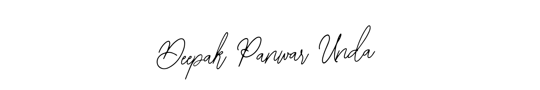 Create a beautiful signature design for name Deepak Panwar Unda. With this signature (Bearetta-2O07w) fonts, you can make a handwritten signature for free. Deepak Panwar Unda signature style 12 images and pictures png