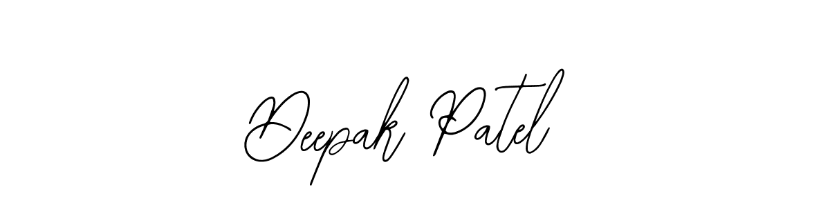 Design your own signature with our free online signature maker. With this signature software, you can create a handwritten (Bearetta-2O07w) signature for name Deepak Patel. Deepak Patel signature style 12 images and pictures png