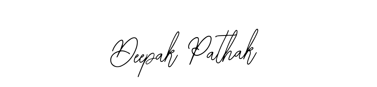 It looks lik you need a new signature style for name Deepak Pathak. Design unique handwritten (Bearetta-2O07w) signature with our free signature maker in just a few clicks. Deepak Pathak signature style 12 images and pictures png