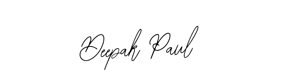 How to make Deepak Paul name signature. Use Bearetta-2O07w style for creating short signs online. This is the latest handwritten sign. Deepak Paul signature style 12 images and pictures png