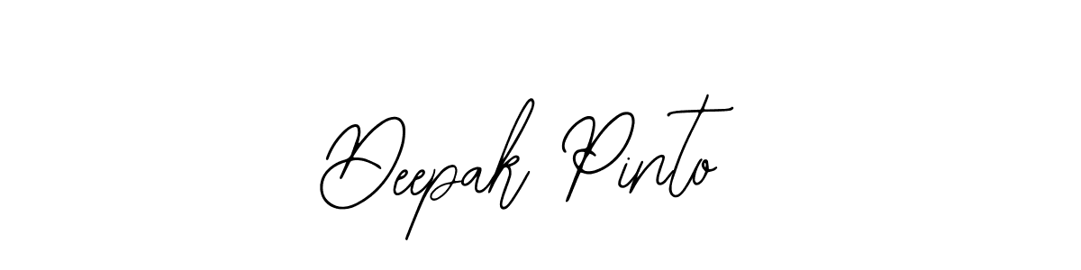 How to make Deepak Pinto signature? Bearetta-2O07w is a professional autograph style. Create handwritten signature for Deepak Pinto name. Deepak Pinto signature style 12 images and pictures png