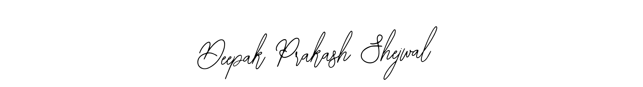 How to make Deepak Prakash Shejwal signature? Bearetta-2O07w is a professional autograph style. Create handwritten signature for Deepak Prakash Shejwal name. Deepak Prakash Shejwal signature style 12 images and pictures png