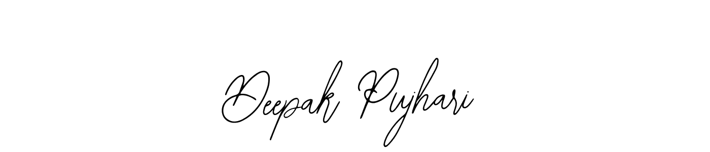 This is the best signature style for the Deepak Pujhari name. Also you like these signature font (Bearetta-2O07w). Mix name signature. Deepak Pujhari signature style 12 images and pictures png