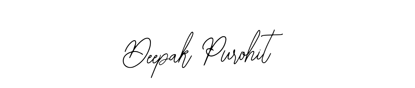 Design your own signature with our free online signature maker. With this signature software, you can create a handwritten (Bearetta-2O07w) signature for name Deepak Purohit. Deepak Purohit signature style 12 images and pictures png