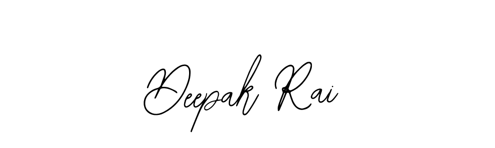 Design your own signature with our free online signature maker. With this signature software, you can create a handwritten (Bearetta-2O07w) signature for name Deepak Rai. Deepak Rai signature style 12 images and pictures png