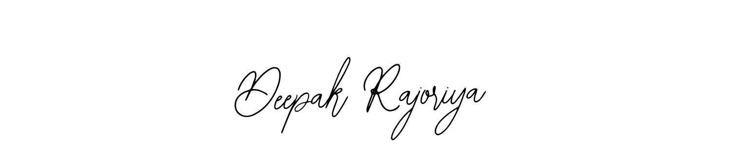 You should practise on your own different ways (Bearetta-2O07w) to write your name (Deepak Rajoriya) in signature. don't let someone else do it for you. Deepak Rajoriya signature style 12 images and pictures png