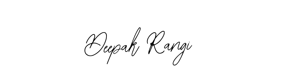 You should practise on your own different ways (Bearetta-2O07w) to write your name (Deepak Rangi) in signature. don't let someone else do it for you. Deepak Rangi signature style 12 images and pictures png