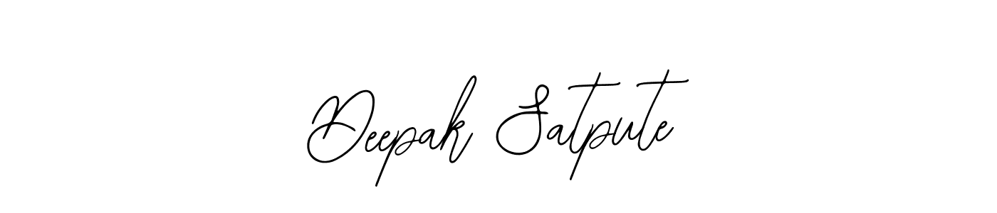 Similarly Bearetta-2O07w is the best handwritten signature design. Signature creator online .You can use it as an online autograph creator for name Deepak Satpute. Deepak Satpute signature style 12 images and pictures png